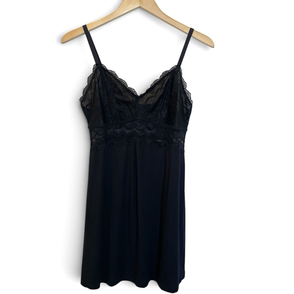 Knix Hold Me Tight Nightgown Dress Size L Modal Lace Sexy Feminine Intimate NWT